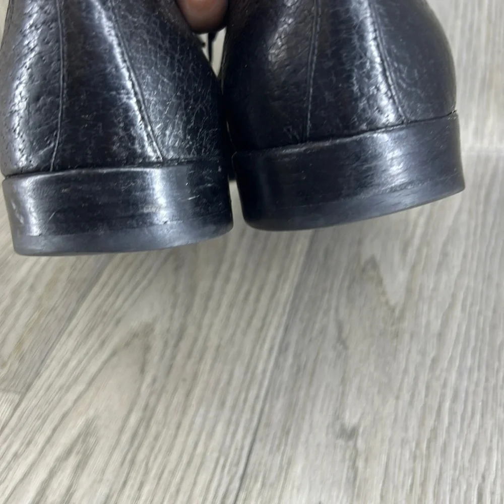 Moreschi Black Leather Oxford